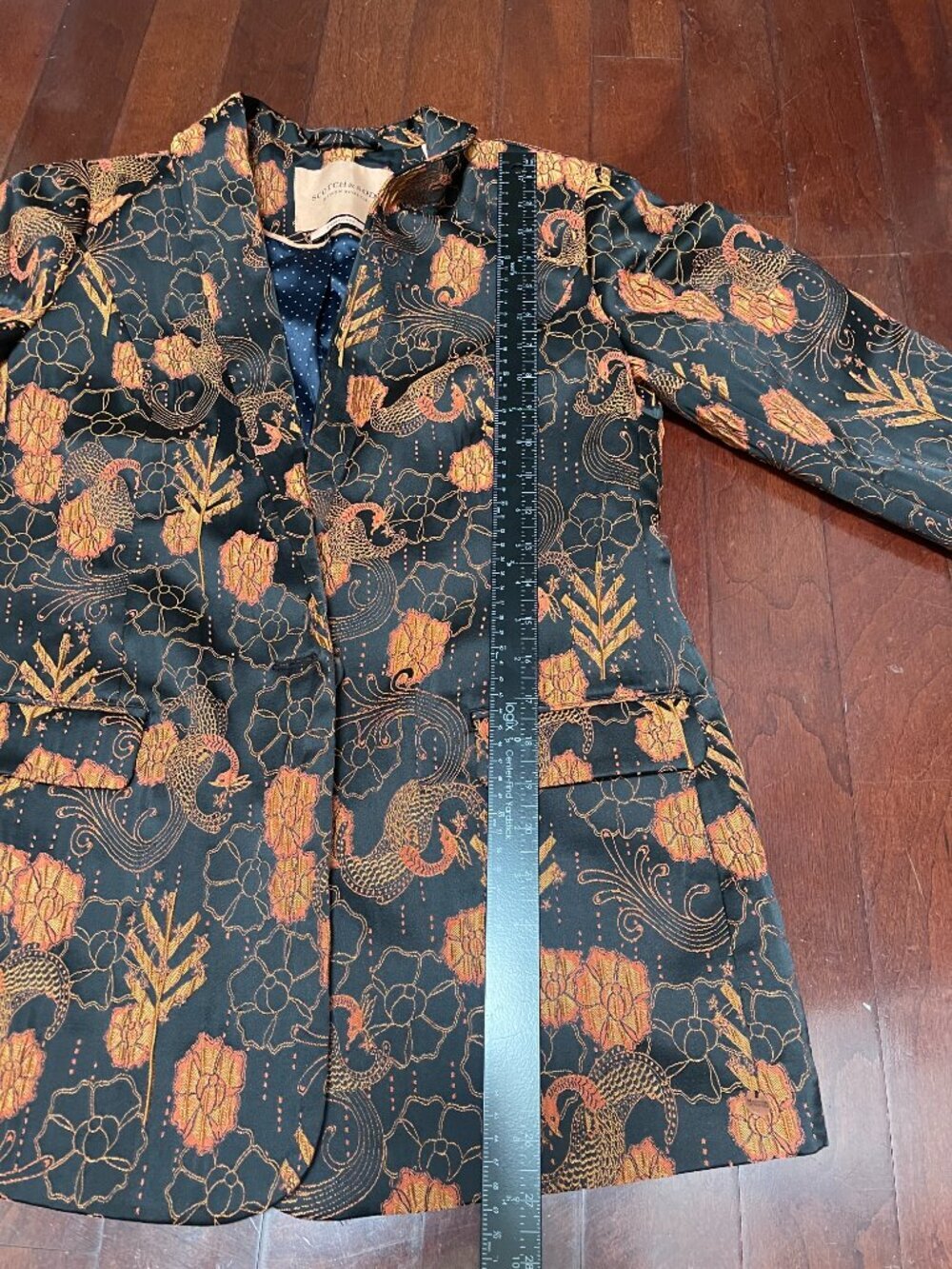 Scotch & Soda Starwatcher Crane Floral Blazer M - Picture 9 of 12